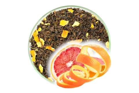 Herbata Czerwona Pu-Erh POMARAŃCZOWO GREJPFRUTOWA Cytrusowa Rewolucja